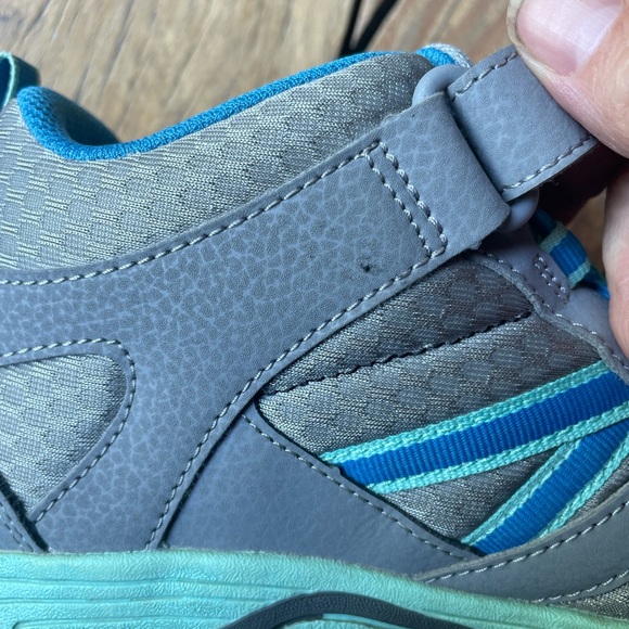 Merrell Kids Boots Velcro Closure Size 4M Blue Grey - Picture 11 of 11